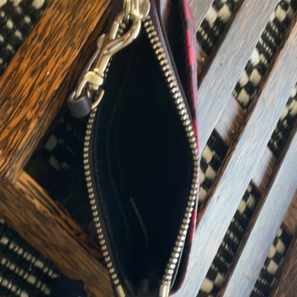 Coach Pink and Purple Wristlet - Picture 4 of 5